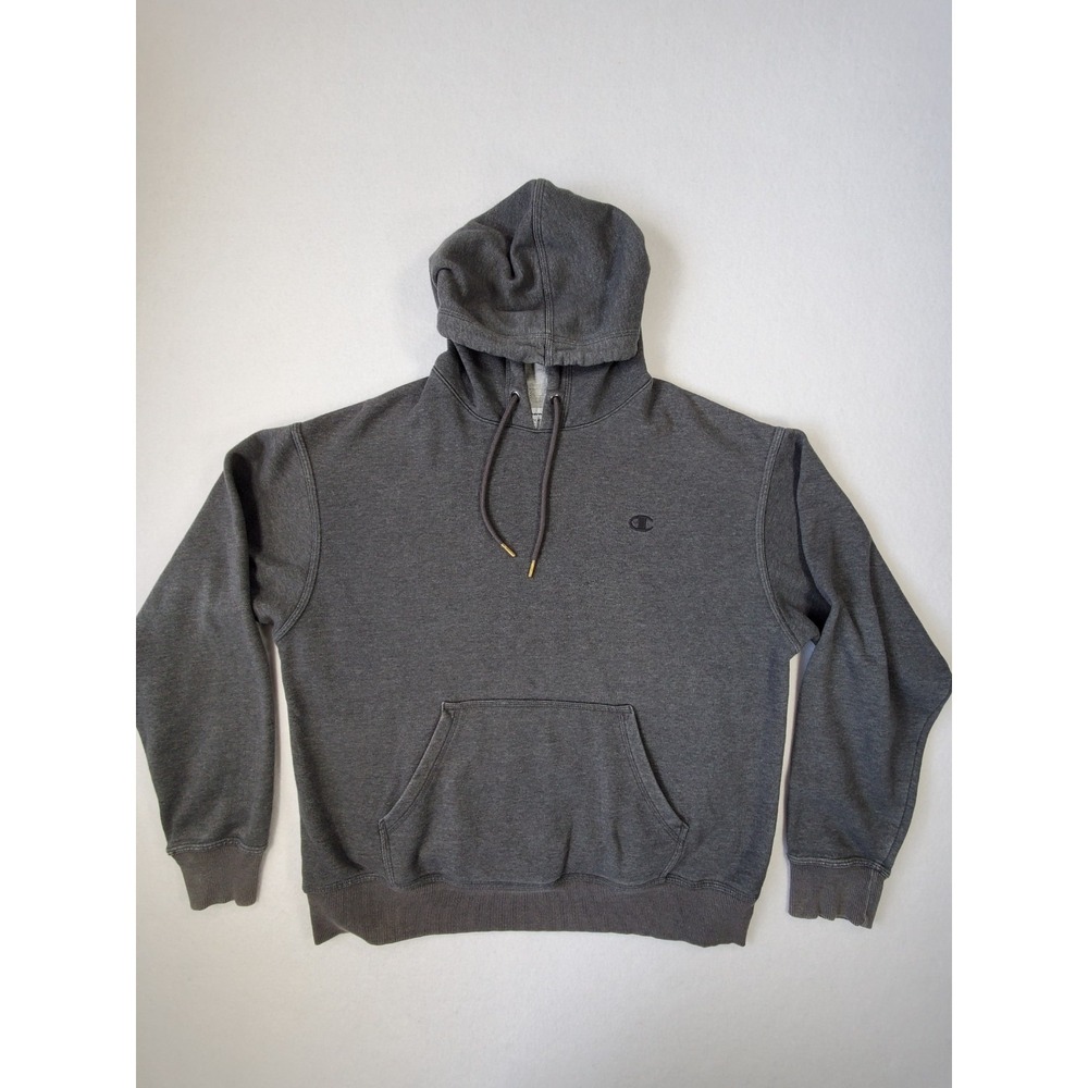 Champion Gray Fleece Pullover Hoodie Men's‎ Large